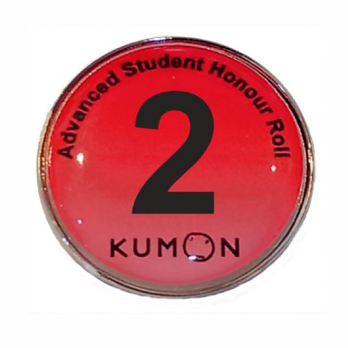 KUMON Advanced Student 2 red 27mm Round